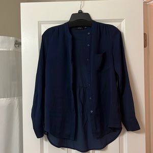 Apt. 9, navy button-down, size S